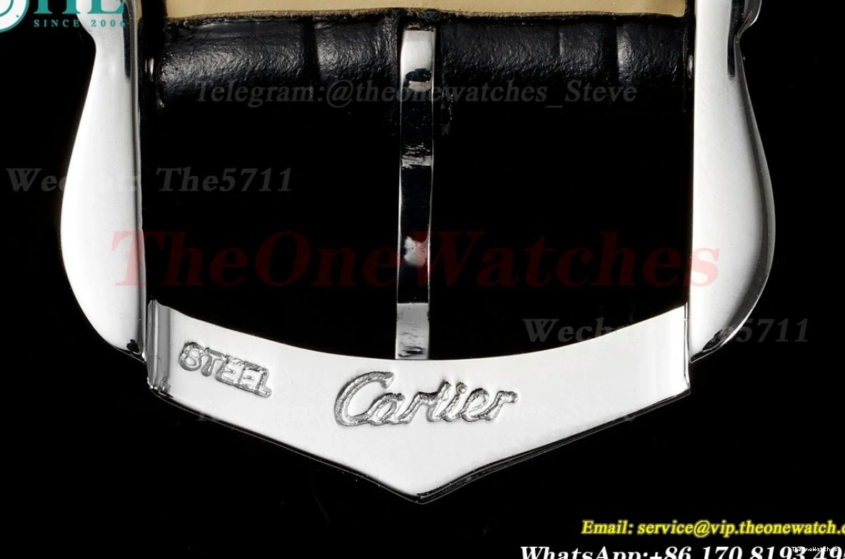 28mm SS Cartier Bleu De AF White Ballon LE Quartz Dia 1223